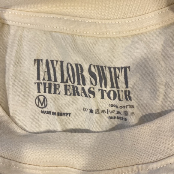 BRAND NEW Official Taylor Swift Original The Eras Tour Beige Concert T-Shirt - Picture 6 of 6